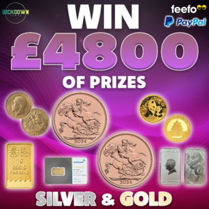 Gold and silver bullion instant win competition