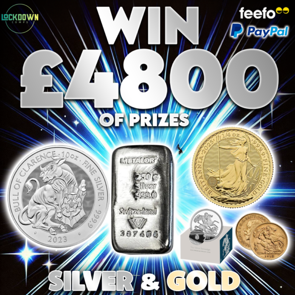 gold and silver bullion instant win competition