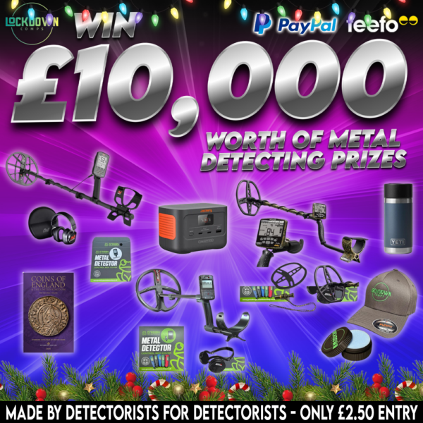 pre xmas metal detecting instant win competition